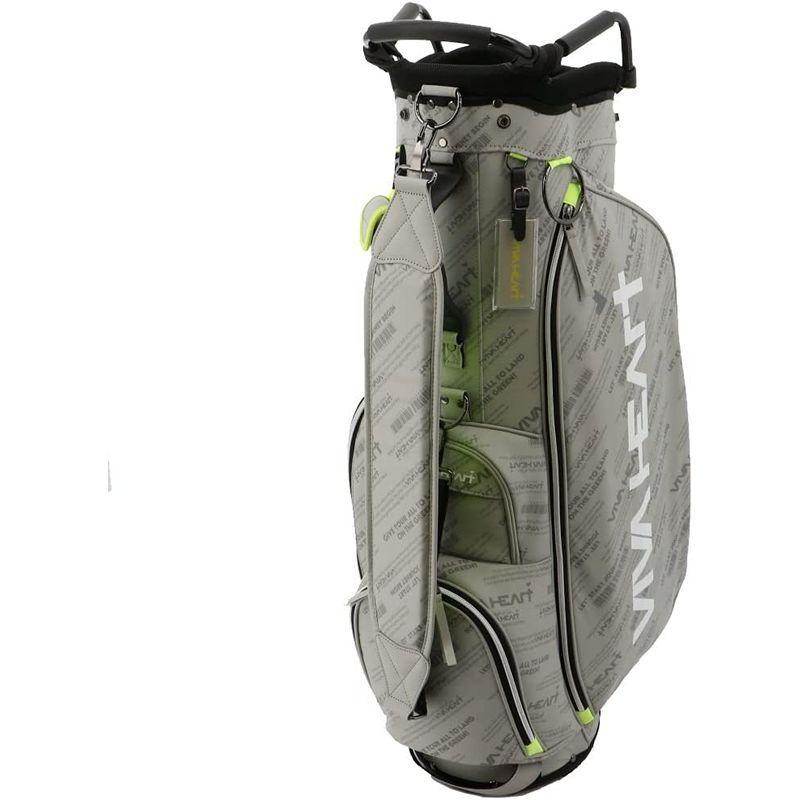 ビバハート 9.0型 キャディバッグ スタンド式 013-15800 菅原大地コラボグレー（13） 0型 キャディバッグ スタンド式 菅原大地コラボグレー 　