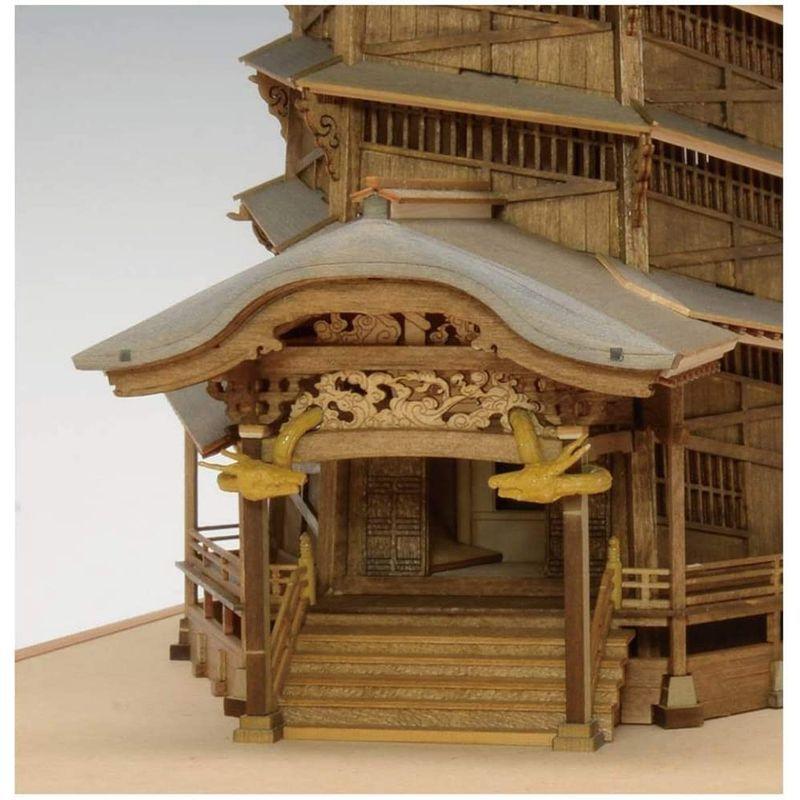 ウッディジョー 1/75 会津さざえ堂 (円通三匝堂・えんつうさんそうどう) 木製模型 組み立てキット 1/75 会津さざえ堂 円通三匝堂 えんつうさんそうどう 木製模型 組み立てキット