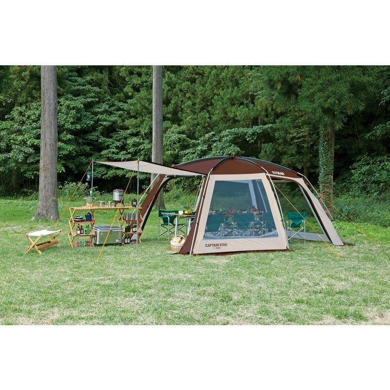 【推し】 キャプテンスタッグ キャンプ テント エクスギア スクリーン ツールーム ドームUA-21 【RIZ8908011007】(32141円)