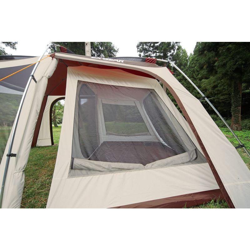 【推し】 キャプテンスタッグ キャンプ テント エクスギア スクリーン ツールーム ドームUA-21 【RIZ8908011007】(32141円)