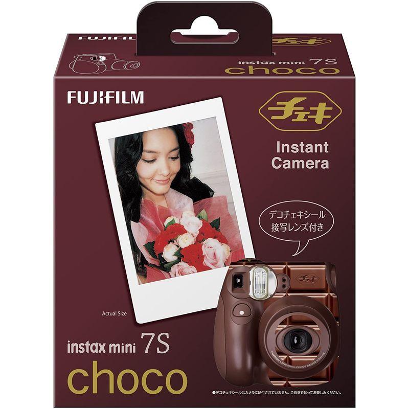 FUJIFILM インスタントカメラ チェキ instax mini 7S チョコ INS MINI 7S CH K 7S インスタントカメラ チェキ instax mini チョコ INS MINI CH 約