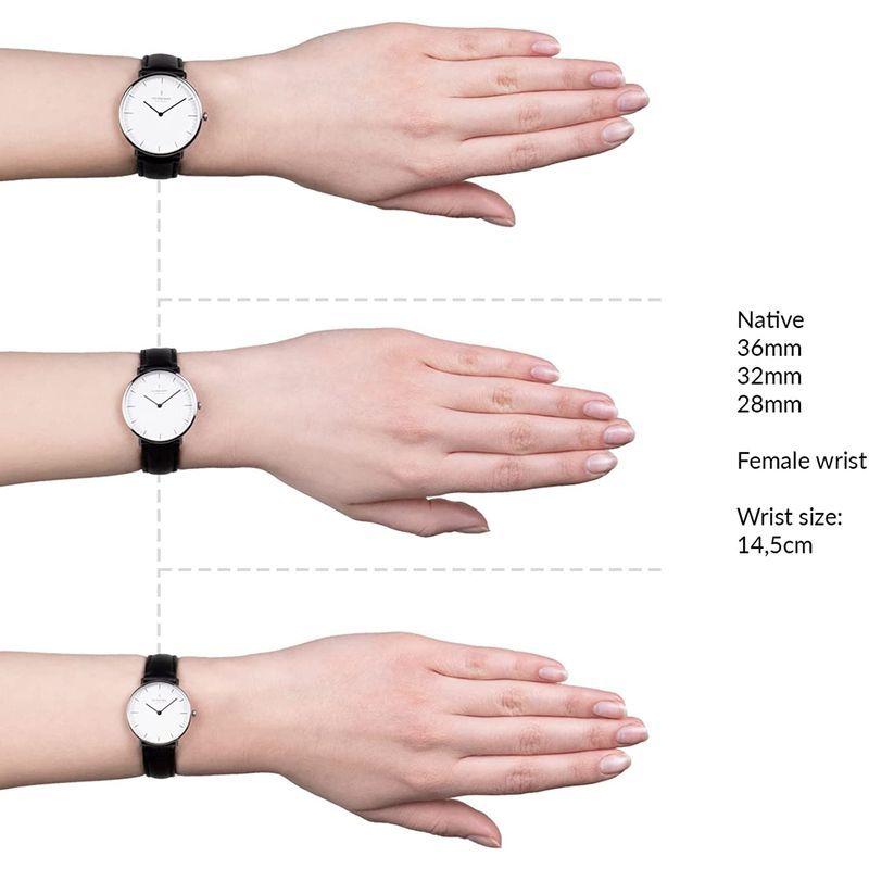 Nordgreen［ノードグリーン］Native 北欧デザイン腕時計 ネイビーダイヤル シルバー メッシュストラップ 32mm 北欧デザイン腕時計 ネイビーダイヤル シルバー メッシュストラップ 32mm