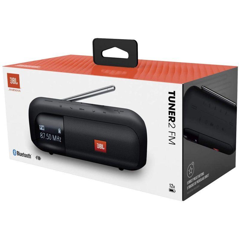 JBL TUNER 2 FM Bluetoothスピーカー 防水/ポータブル/ラジオ/ワイドFM対応/USB Type-C充電/IPX7 ブ TUNER FM Bluetoothスピーカー 防水/ポータブル/ラジオ/ワイドFM対応/USB Type C充電/IPX7 ブ