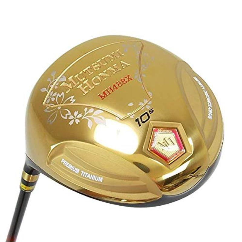 ムツミホンマ (Mutsumi Honma) ドライバー MH488X 左用 プレミアム チタンドライバー カーボン メンズ 左 ロフト角: