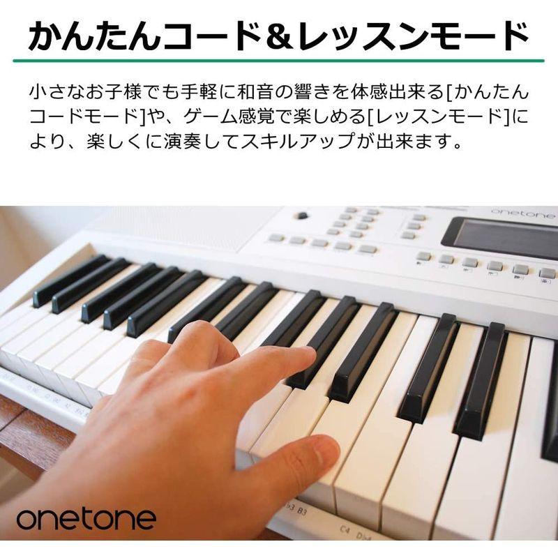 クーポン利用で2750円&送料無料 ONETONE ワントーン 電子キーボード 54