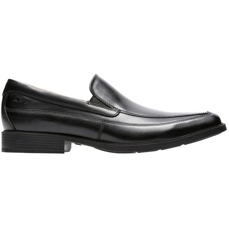 クラークス ビジネスシューズ 革靴 スリッポン ティルデンフリー 本革 メンズ ブラックレザー 25.0 cm ビジネスシューズ 革靴 スリッポン ティルデンフリー 本革 メンズ ブラックレザー cm