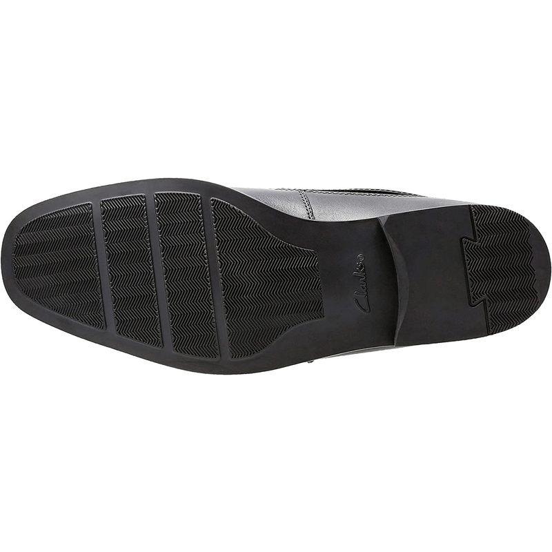 クラークス ビジネスシューズ 革靴 スリッポン ティルデンフリー 本革 メンズ ブラックレザー 25.0 cm ビジネスシューズ 革靴 スリッポン ティルデンフリー 本革 メンズ ブラックレザー cm