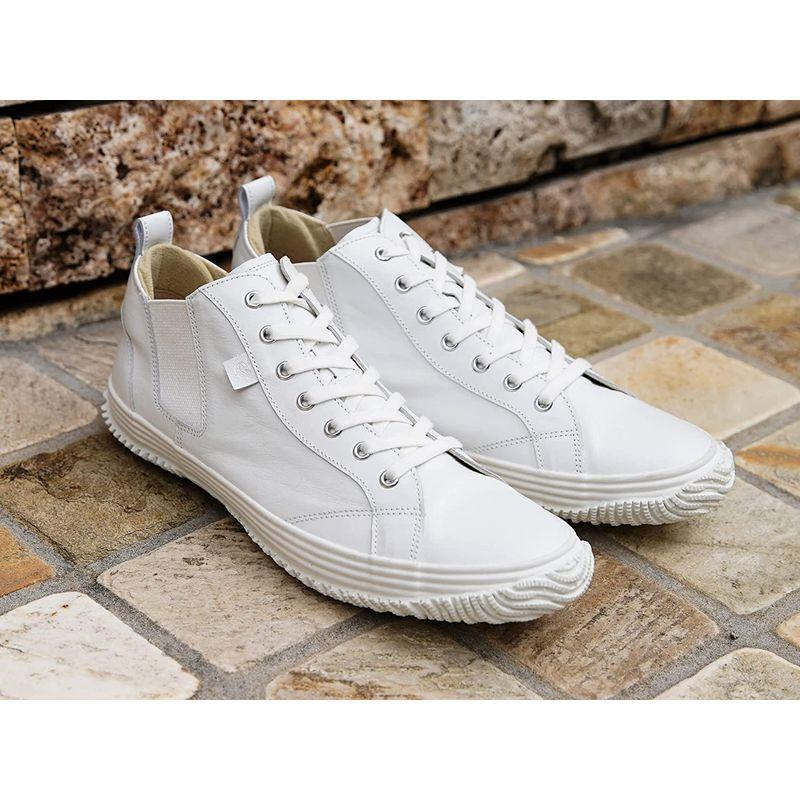 SPINGLE MOVE (スピングルムーヴ) SPM-442 スニーカー メンズ レディース ホワイト/ホワイト 5cm MOVE スピングルムーヴ SPM スニーカー メンズ レディース ホワイト/ホワイト レザー