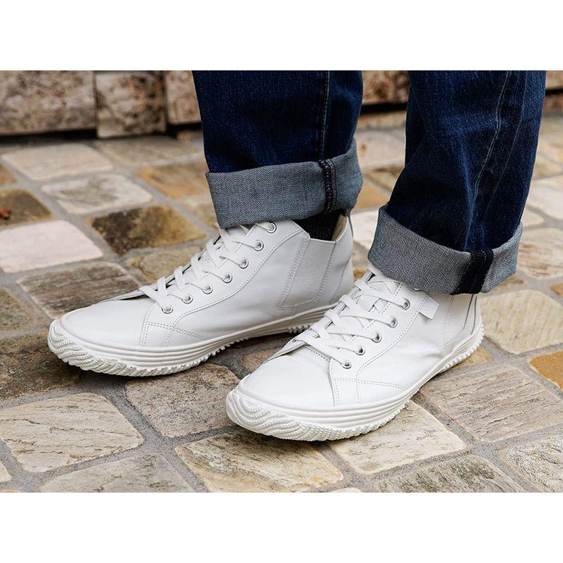 SPINGLE MOVE (スピングルムーヴ) SPM-442 スニーカー メンズ レディース ホワイト/ホワイト 5cm MOVE スピングルムーヴ SPM スニーカー メンズ レディース ホワイト/ホワイト レザー