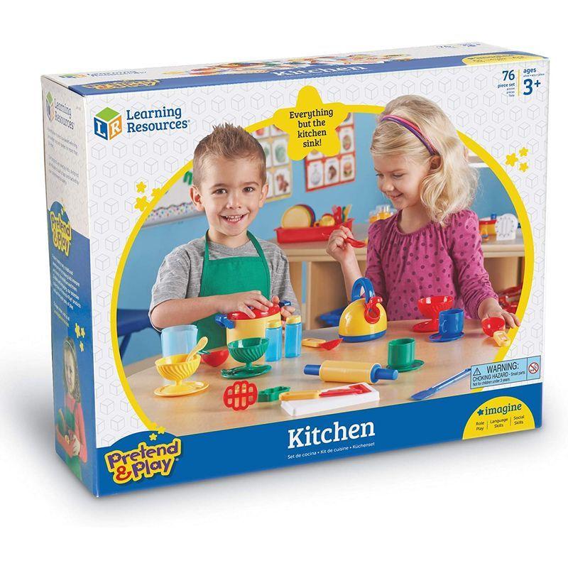 （新品,未開封） ラーニング リソーシズ(Learning Resources) ままごと お母さんごっこ キッチンセット LER9157 【S1566574907】(9267円)