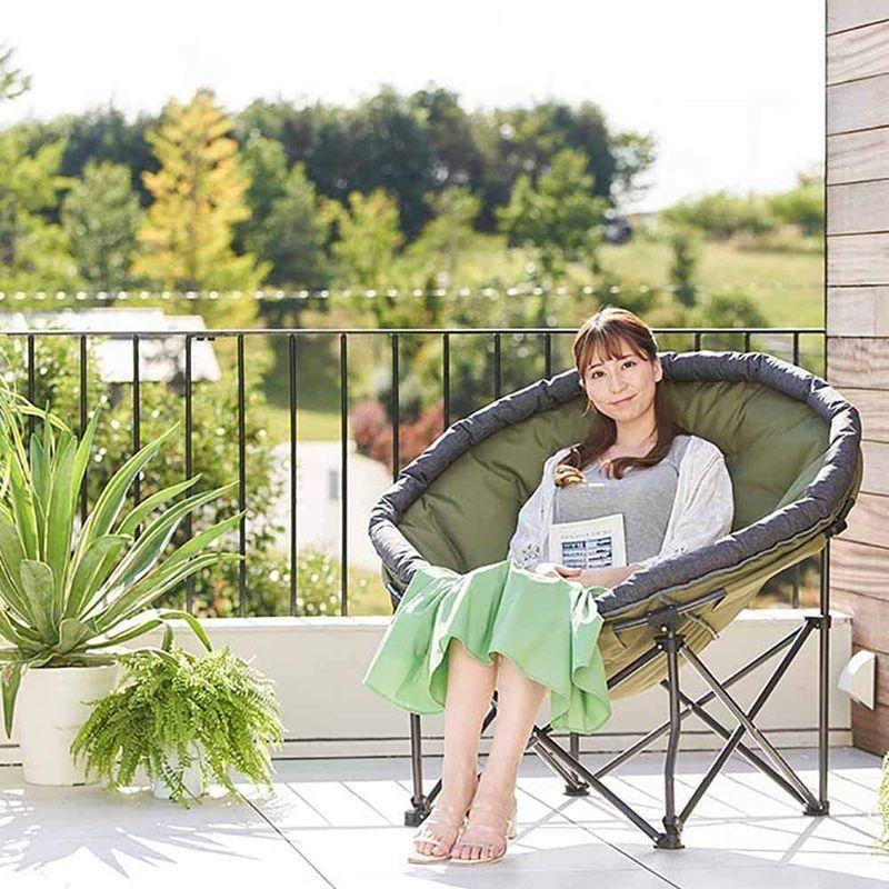 Luoda フルムーンチェア アウトドアチェア 折りたたみ ワイド 耐荷重 100kg 折りたたみ椅子 アウトドア チェア キャンプ 100kg フルムーンチェア アウトドアチェア 折りたたみ ワイド 耐荷重 折りたたみ椅子 アウトドア チェア キャンプ
