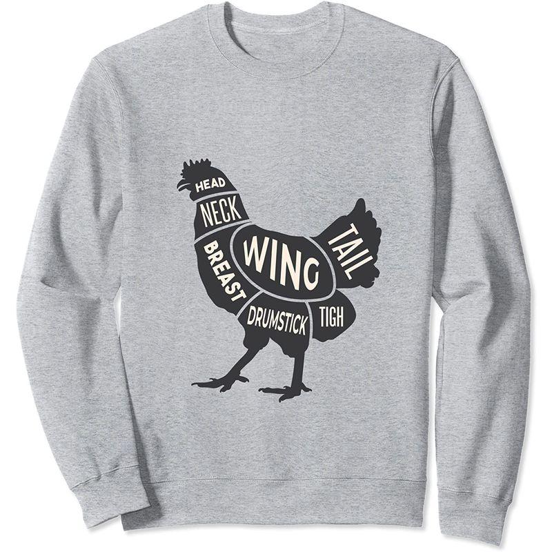 鶏肉の部位 面白いtシャツ 焼き鳥 ニワトリ グルメ メンズ おもしろ 面白い 服 オリジナル グッズ ネタ イラスト トレーナー さくらショップ 通販 Yahoo ショッピング