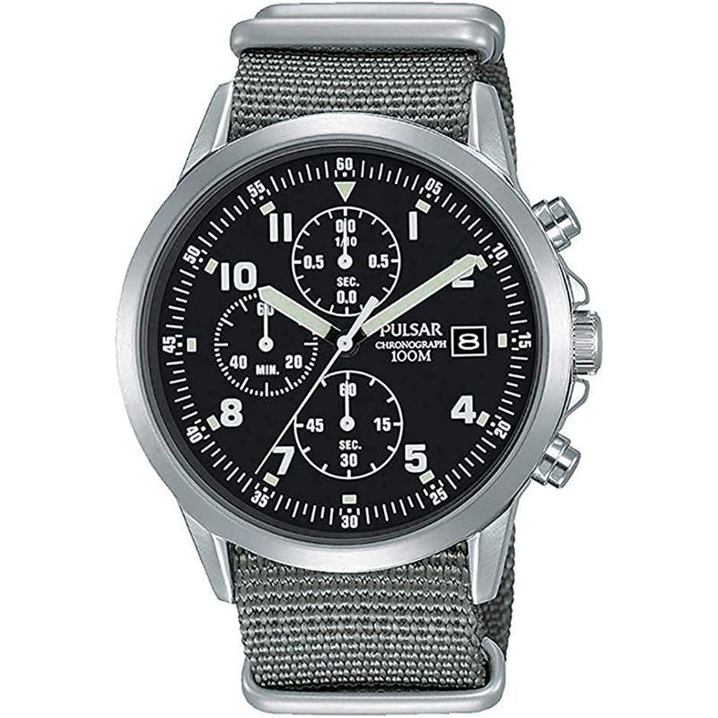SEIKO PULSAR PM3129X1 Military Watch セイコー パルサー ミリタリー クロノグラフ パイロットウォッチ PULSAR セイコー パルサー クロノグラフ SEIKO PM3129X1 Military Watch ミリタリー パイロットウォッチ