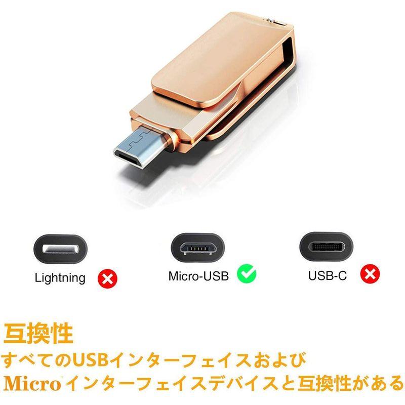 ☆国内最安値に挑戦☆ Usbメモリ 32GB usb3.0 2-in-1 TYPE-C スマホ 対応 Uディスク フラッシュドライブ 小型  コンピュータ 金属 USBメモリ