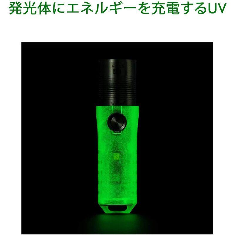 RovyVon A25 UV LED懐中電灯蛍光、1000 Lm充電式、耐水性、EDCキー