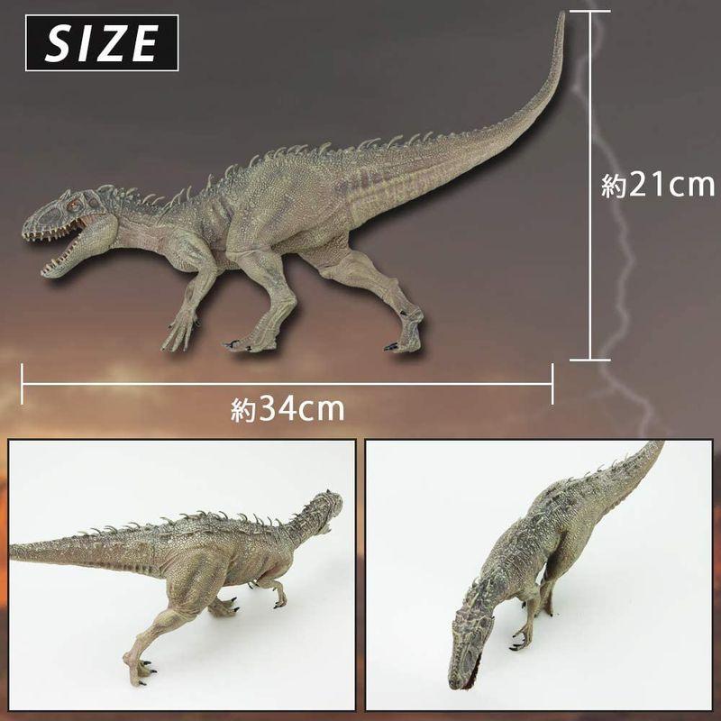 いいスタイル MONOW 恐竜 フィギュア インドミナス レックス A インドラプトル おもちゃ 34cm ジュラシック リアル きょうりゅう  ティラノサ