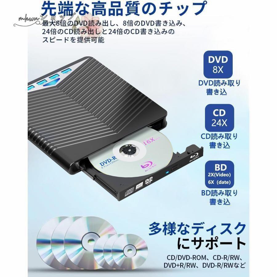 Amazon.co.jp: ブルーレイドライブ外付け USB-A/TypeC対応 再生 