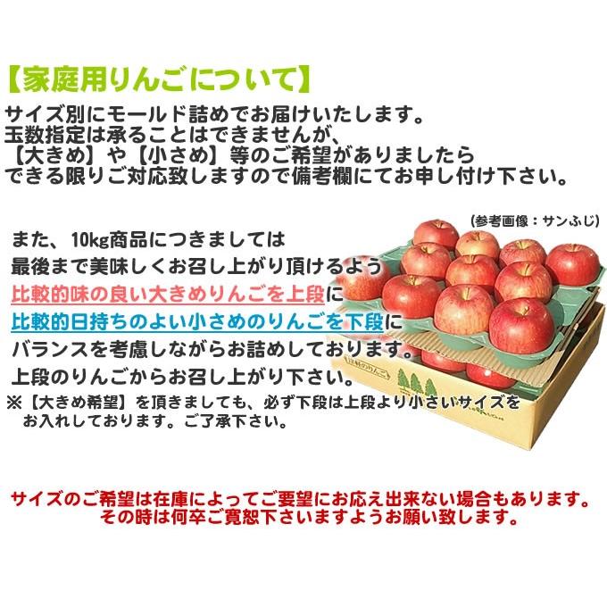 りんご 訳あり 青森県産 早生ふじ 家庭用 キズあり 10kg 産地直送 産直自宅用 ワケあり お試し 試食 食べ物 旬の くだもの 果物｜sakuraba-apple｜13