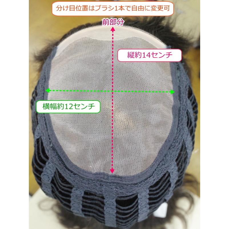 人毛100% フルウィッグ女性用レディース ロング ストレート 50cm 半手植え 医療用 かつら レディース hm リアル地肌付 高品質 自然 軽い 通気性_7