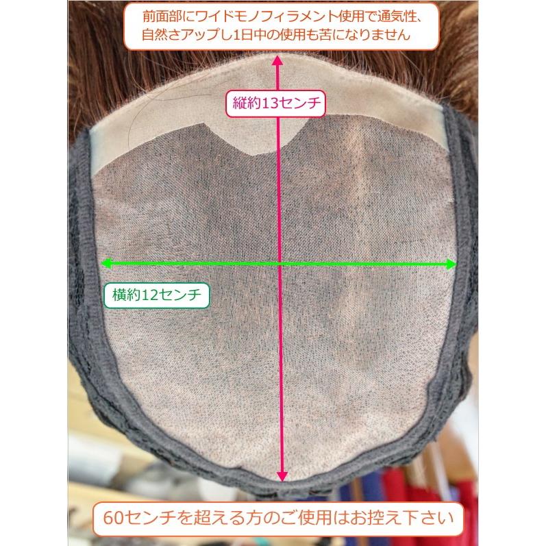 フルウィッグ 人毛ミックス女性用 レディース 半手植え 医療用 マッシュショート 襟足 外ハネ 分け目自由 hm2520 ミセス かつら ミックス 耐熱 自然 軽量_9