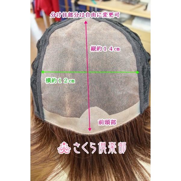 フルウィッグ 人毛ミックス 女性用 レディース半手植え 医療用 ロングシャギー 分け目自由 hm2533 ミセス かつら 女性用 オレンジ系ミックス 大人の画像