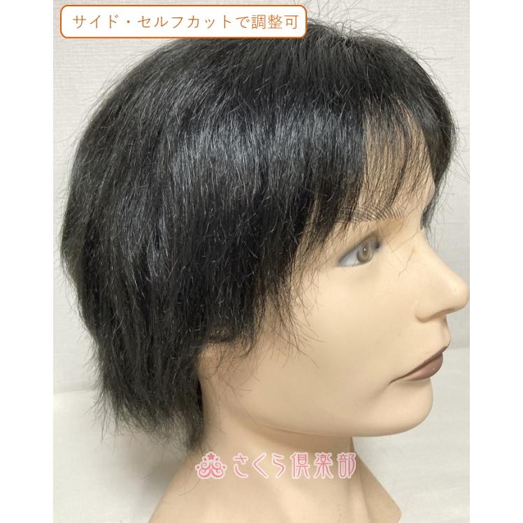 さくら倶楽部 メンズフルウィッグ 男性用 全かつら 耐熱人工毛 総 