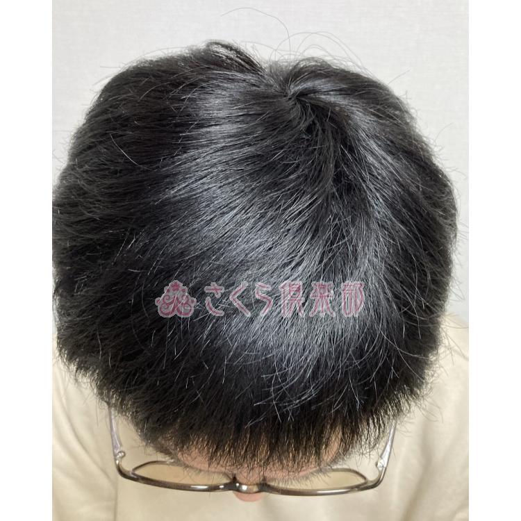 男性用メンズウィッグ 人毛100％ フルウィッグ MM018 男性用 かつら 前髪短め カジュアル スタイル マシンメイド 医療用 普段使い ドライヤー ヘアアイロンの画像