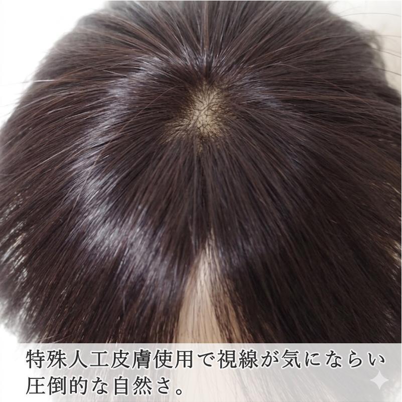 さくら倶楽部 男性用メンズ部分ウィッグ人毛100% top-01t Sサイズ 総