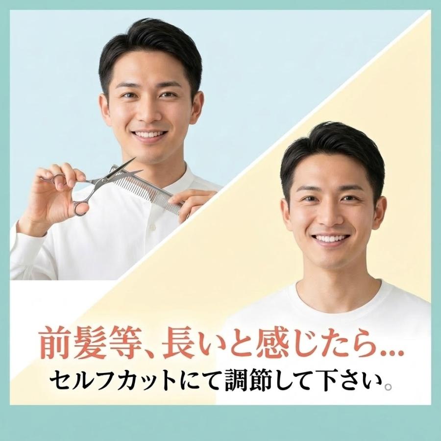 さくら倶楽部 男性用メンズ部分ウィッグ人毛100% top-07 Lサイズ