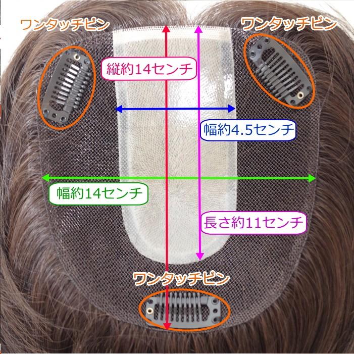 部分ウィッグ 人毛100% 女性 レディース 総手植え Lサイズ top-07 ヘアピース 特殊人工皮膚付き センター分け ストレート 医療用 かつら 自然 軽いの画像