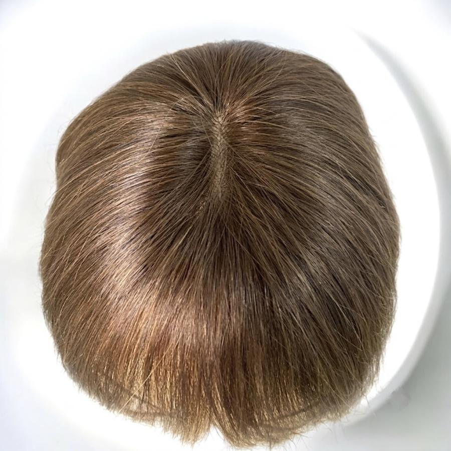 さくら倶楽部 人毛100%部分ウィッグロング 30cm top-15 Lサイズ 大きめ