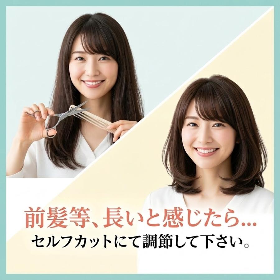さくら倶楽部 レディース 部分ウィッグ 人毛100% 女性 総手植え L