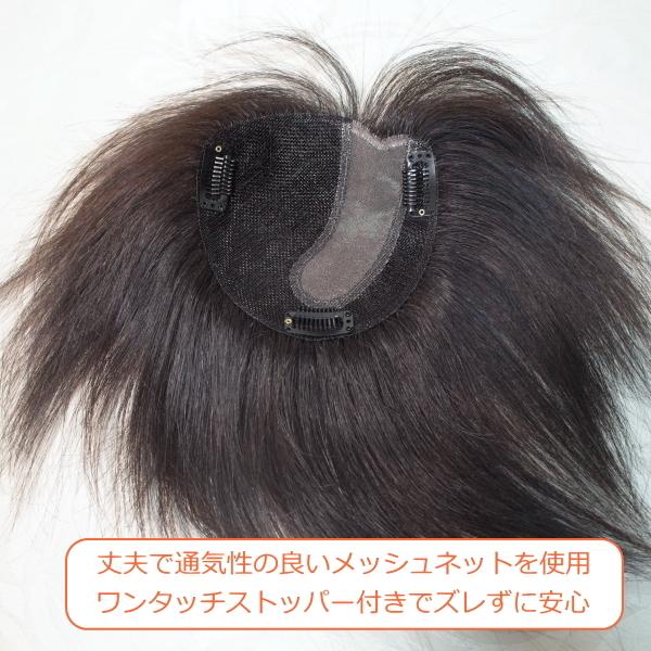 さくら倶楽部 メンズ部分ウィッグ人毛 左分け Mサイズ top-dx2a 医療用 