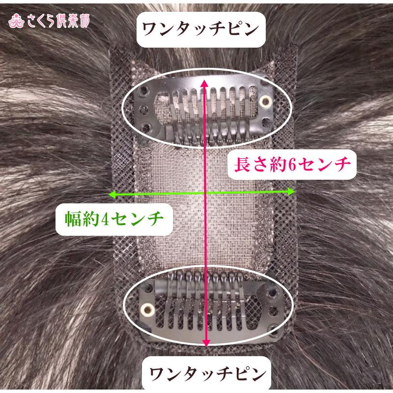 さくら倶楽部 男性用メンズ部分ウィッグ 人毛100% top-s 極小Sサイズ