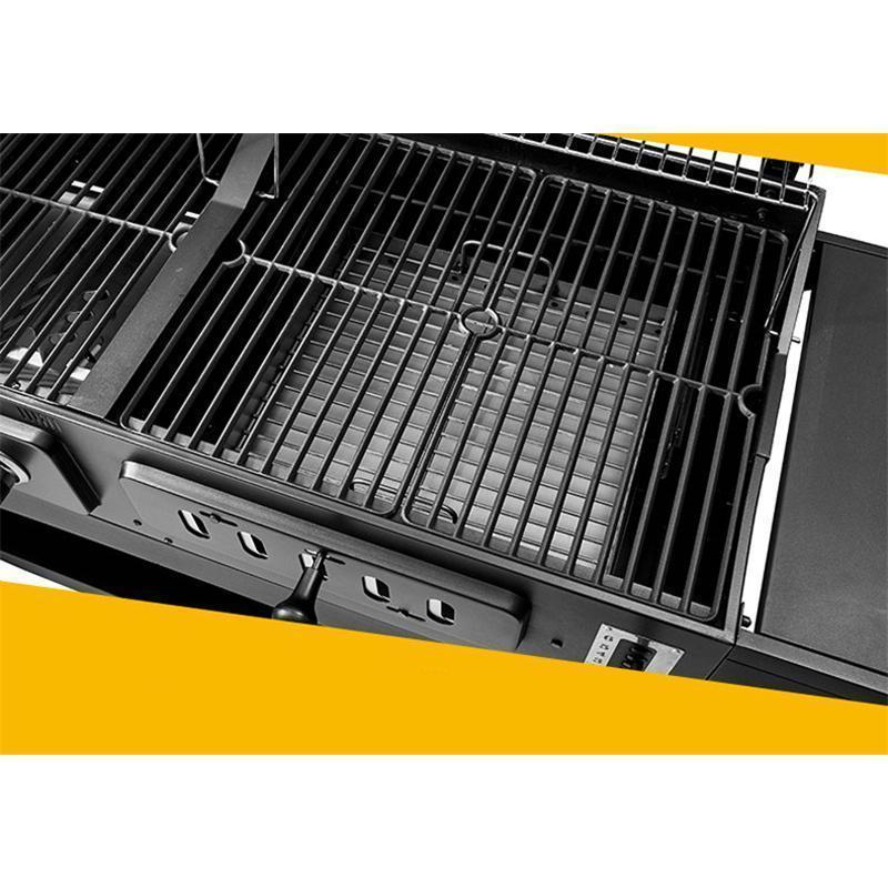 【正規販売店】 中型BBQ炭火焼きガスグリル 家族3人?8人ぐらい最適 楽しいバーベキューガスグリル 【3536841227】(127618円)