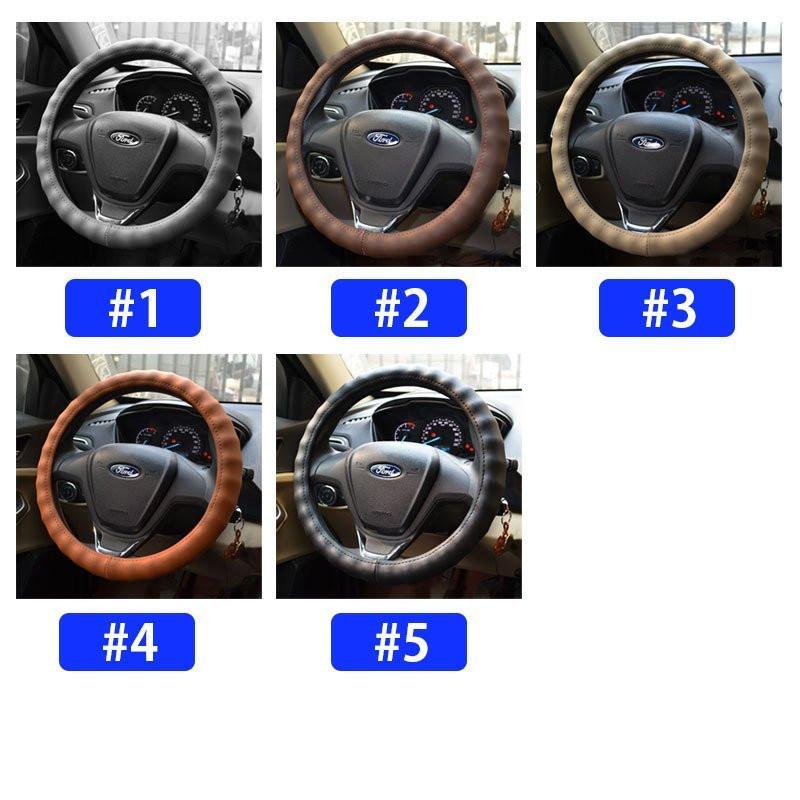 ハンドルカバー 軽自動車 ステアリングカバー 自動車 カバー 高級感 車内装 汎用 握りやすい 滑り防止 簡単装着 ステアリング レザー シンプル カバー 送料無料 Handlecover Sakurae 通販 Yahoo ショッピング