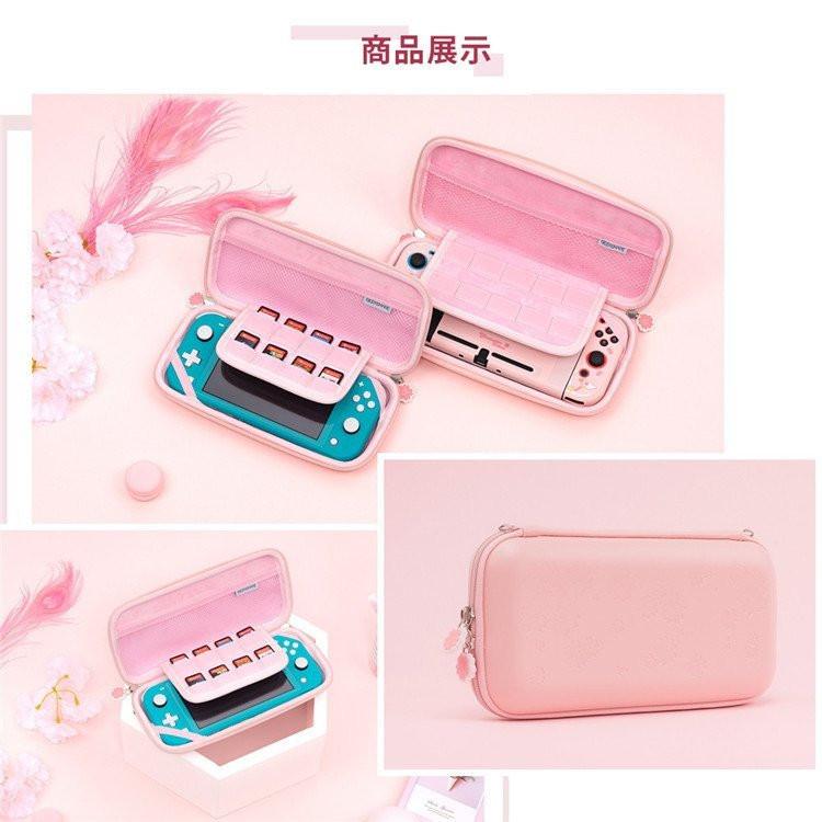 スイッチ ケース スイッチライト ケース 桜 Switch Lite かわいい 収納ケース バッグ カバー ピンク ゲームカードケース 耐久性 耐衝撃 防水 任天堂 Jxb55 Sakurae 通販 Yahoo ショッピング