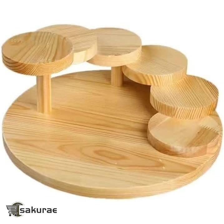寿司?刺身盛台 木製 階段盛器 刺身盛り皿 盛付皿 舟盛 盛器 和食器の