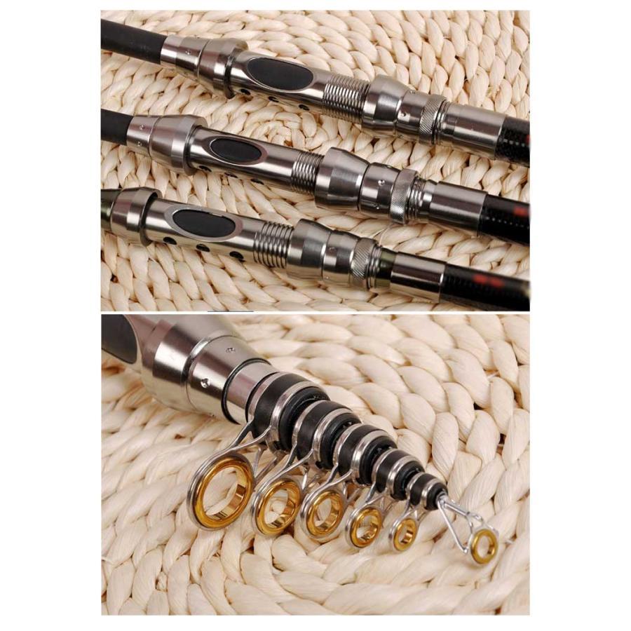 釣り竿 炭素 伸縮 釣竿 超軽量 海釣り 川釣り 海竿 スピニング 投げ