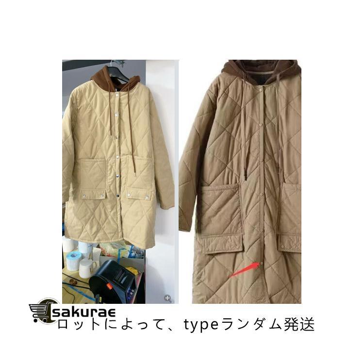 中綿コート レディース キルティングコート ロングコート アウター