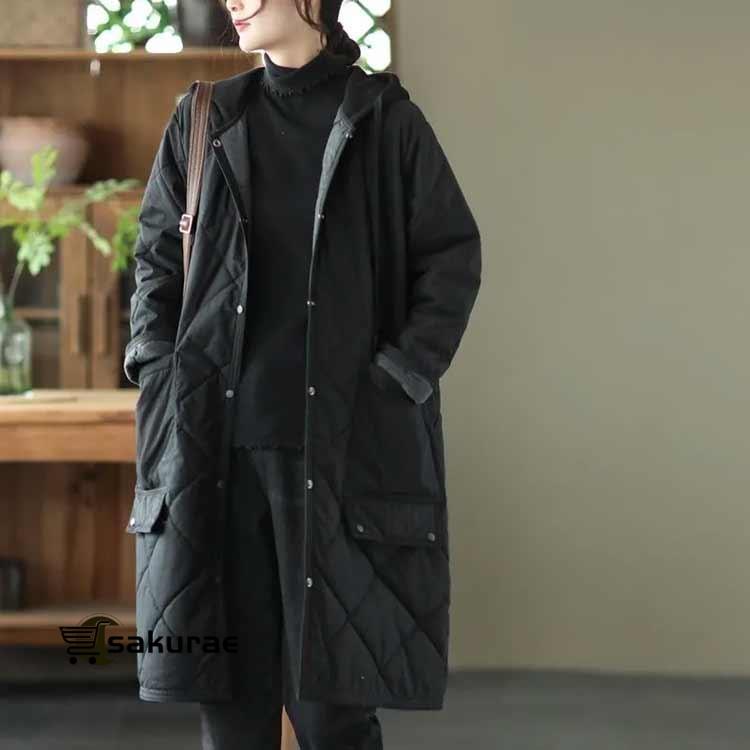 中綿コート レディース キルティングコート ロングコート アウター