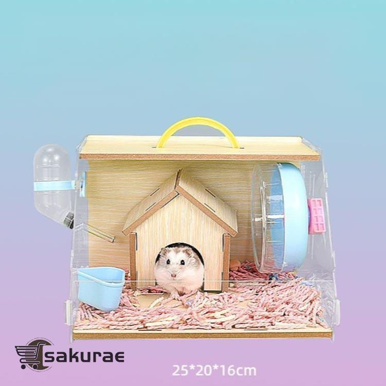 ハムスターケージ ゲージ 飼育ケース ハウス ハムスター 大型サイズ