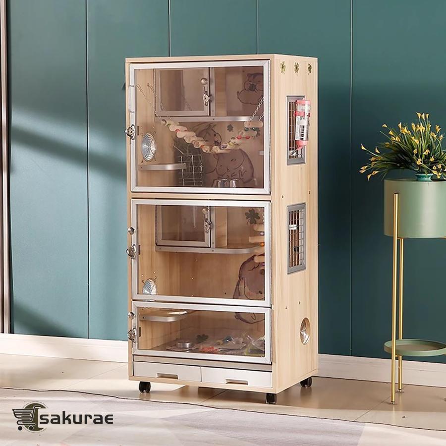 チンチラ ケージ 大型 小動物 ウサギ ハウス ペットケージ 猫 小動物