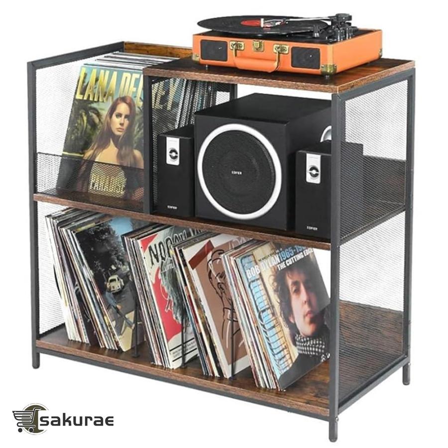 レコードプレーヤースタンド レコードラック レコードプレーヤー