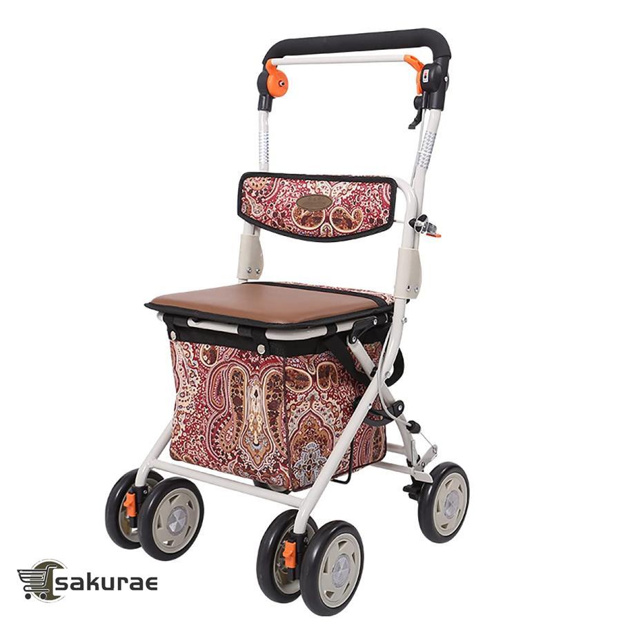 高齢者向けショッピングカート 高齢者用カー シルバーカー 折りたたむ