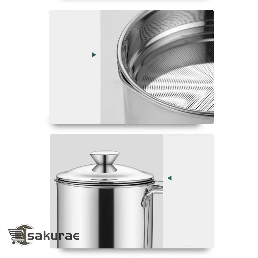 オイルポット ステンレス オイル オシャレ 油こし器 油 キッチン用品