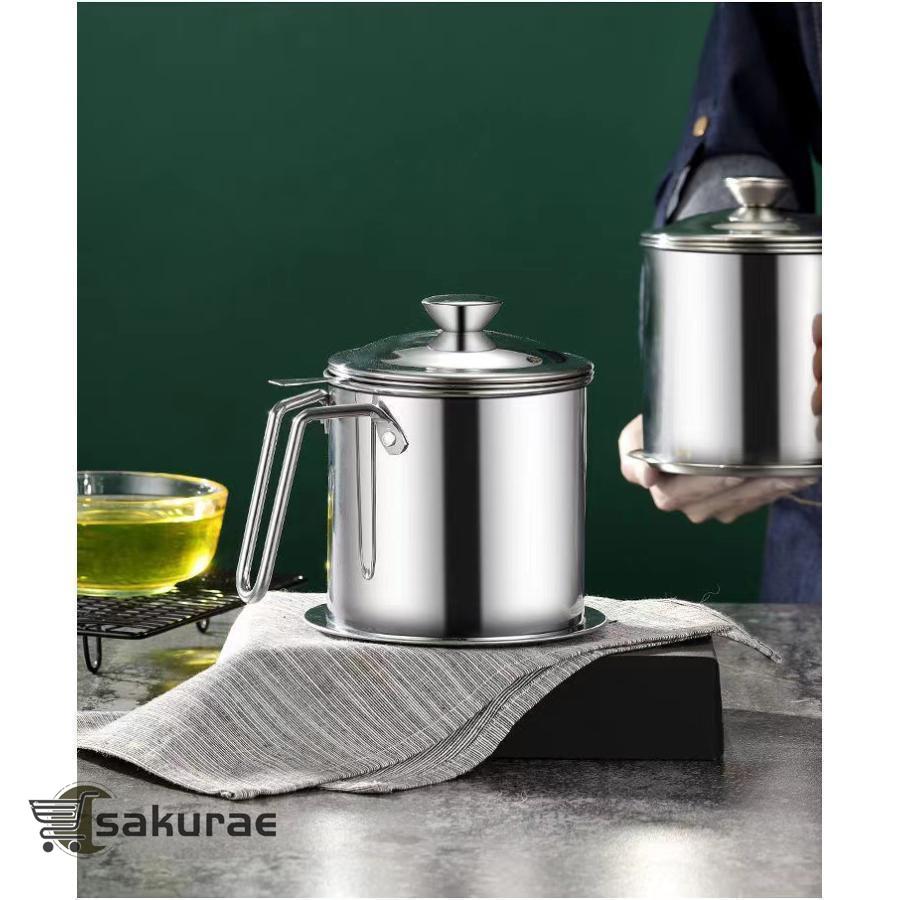 オイルポット ステンレス オイル オシャレ 油こし器 油 キッチン用品