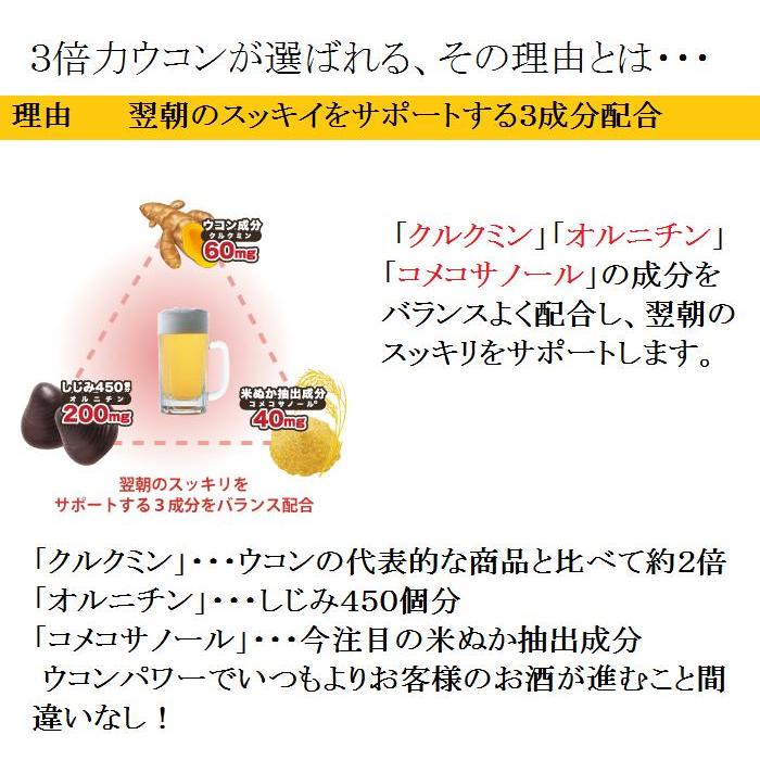 【農薬不使用】パウダー10種類飲み比べセット60本(各3本入り×10種類)×2 特典付】3倍力 ウコン 60袋セット＋5袋/中京医薬品/1袋（3粒入り