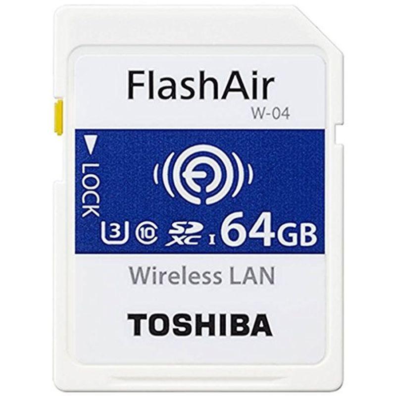 東芝 無線LAN搭載SDXCメモリカード 64GB Class10 UHS-1Flash Air SD
