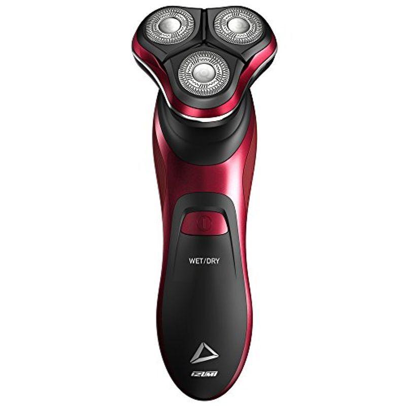IZUMI 3ヘッド 回転式シェーバー レッド IZR-N1261-R